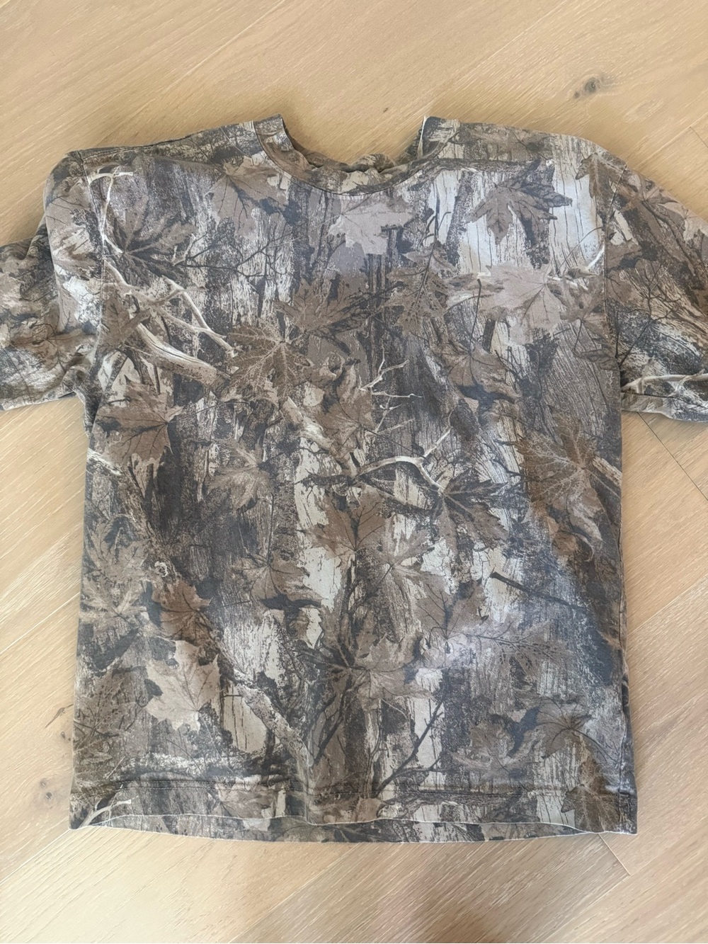 Hollister Brown Camo Short-Sleeve Tee